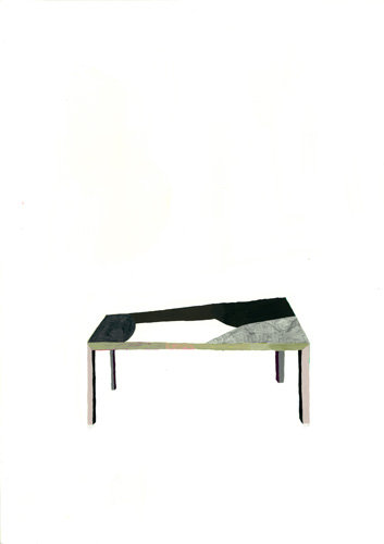 台形のテーブル
